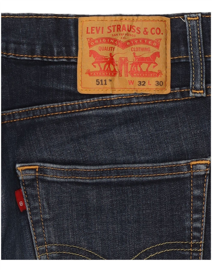 Levi's muške 511 uske traperice W32 L30 tamnoplavi pamuk