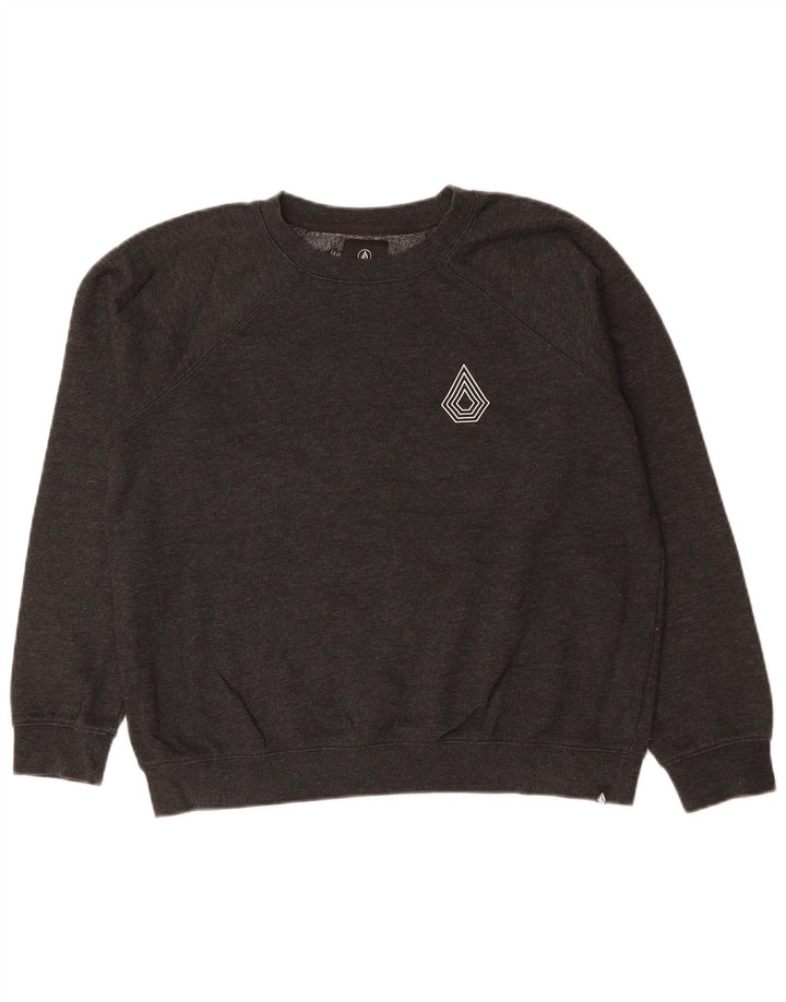 Volcom Ženski džemperi US 8 Srednje sivi pamuk