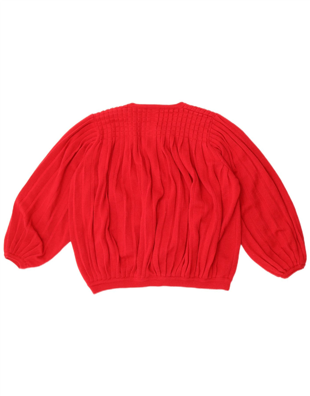 The Castle Collection ženski preveliki džemper UK 14 srednje crvene boje