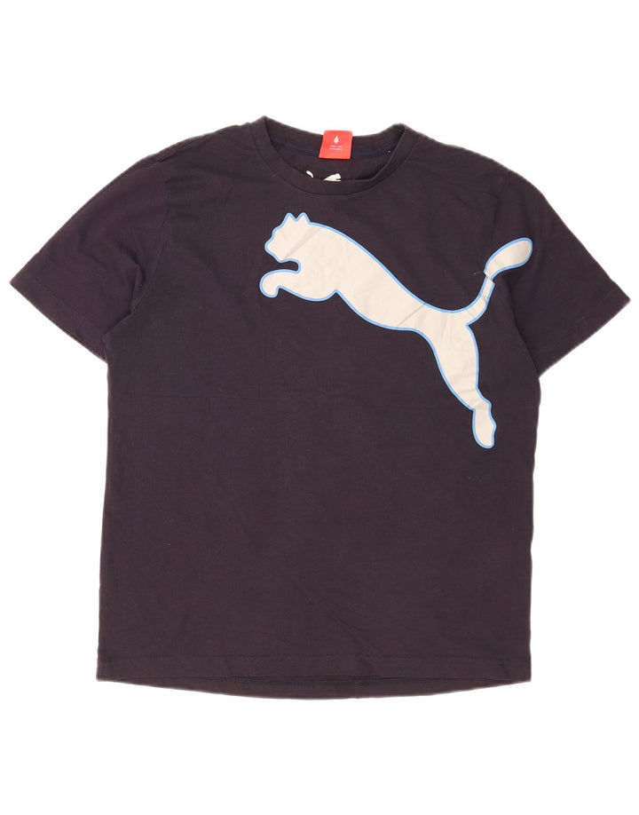 Puma muška majica s grafičkim motivima Srednje tamnoplava