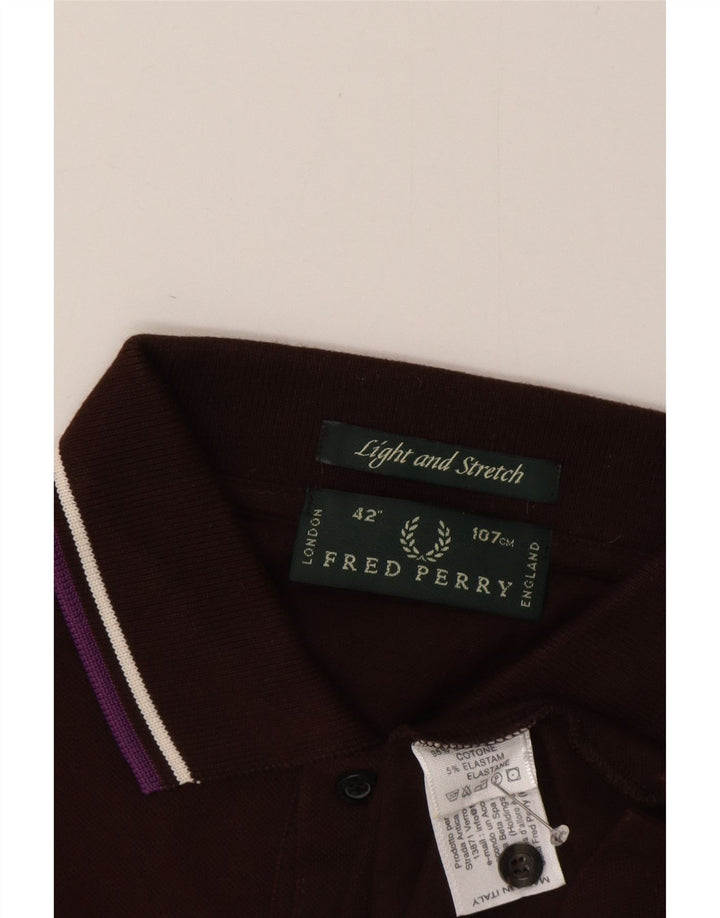 Fred Perry muška polo majica srednje smeđe pamučne boje