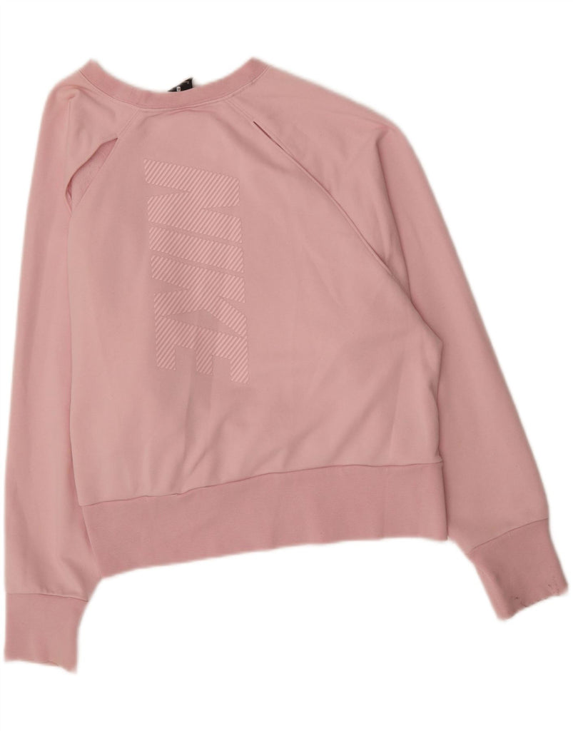 NIKE Womens Dri Fit Oversized Sweatshirt Jumper UK 18 XL Pink Polyester Vintage Nike and Second-Hand Nike from Messina Hembry 