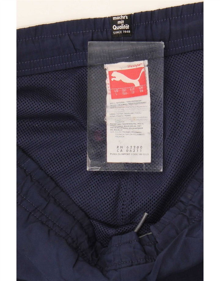 Puma Boys Graphic Sport Shorts 13-14 Years tamnoplavi poliester
