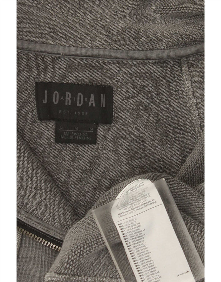 Jordan, muška majica s izrezom i srednje sivim pamukom