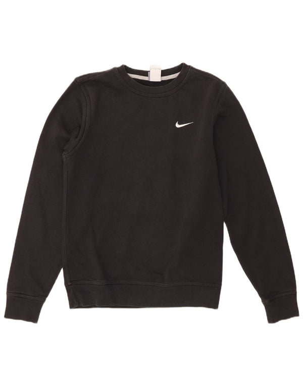 Mali crni pamučni muški džemperi Nike
