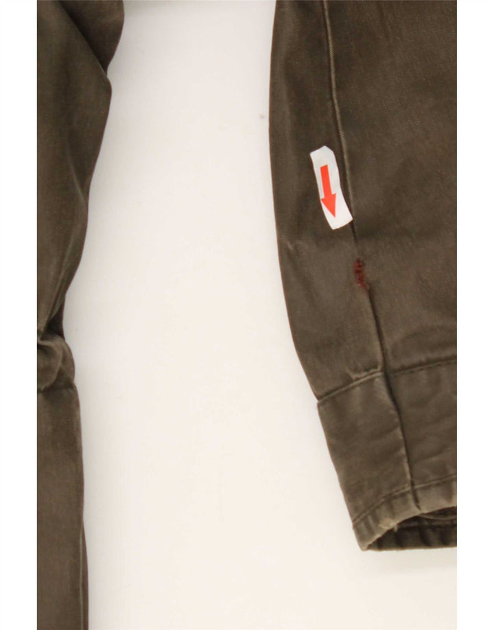 Superdry muška parka jakna s kapuljačom UK 40 veliki kaki poliester