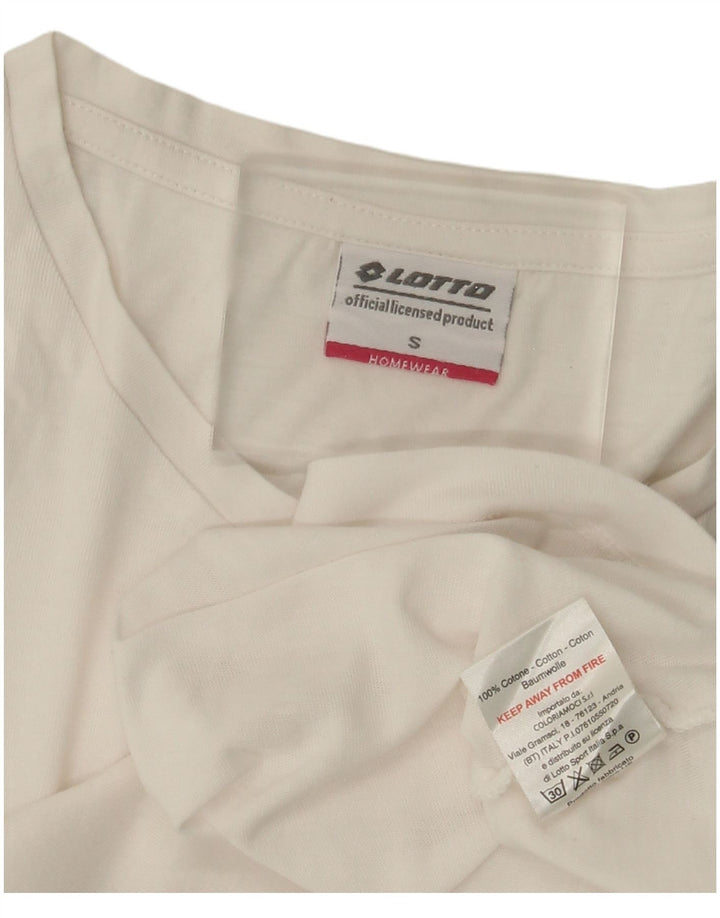 LOTTO Ženska majica kratkih rukava UK 10 Mali bijeli pamuk