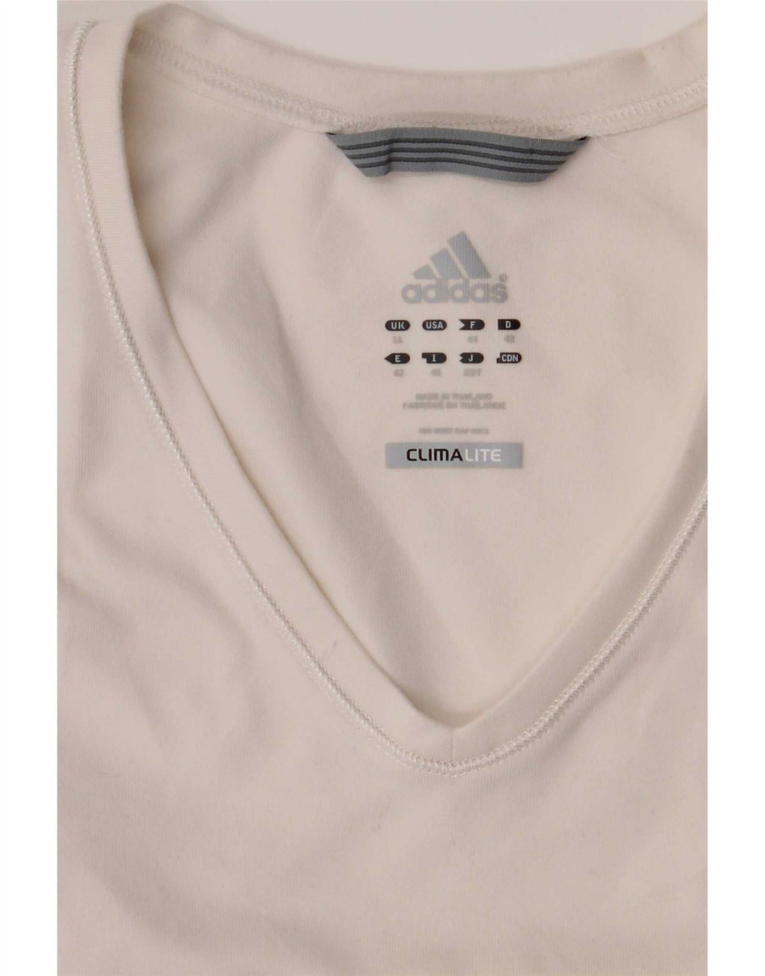 Adidas ženski prsluk Climalite Top UK 12 srednje bijele boje