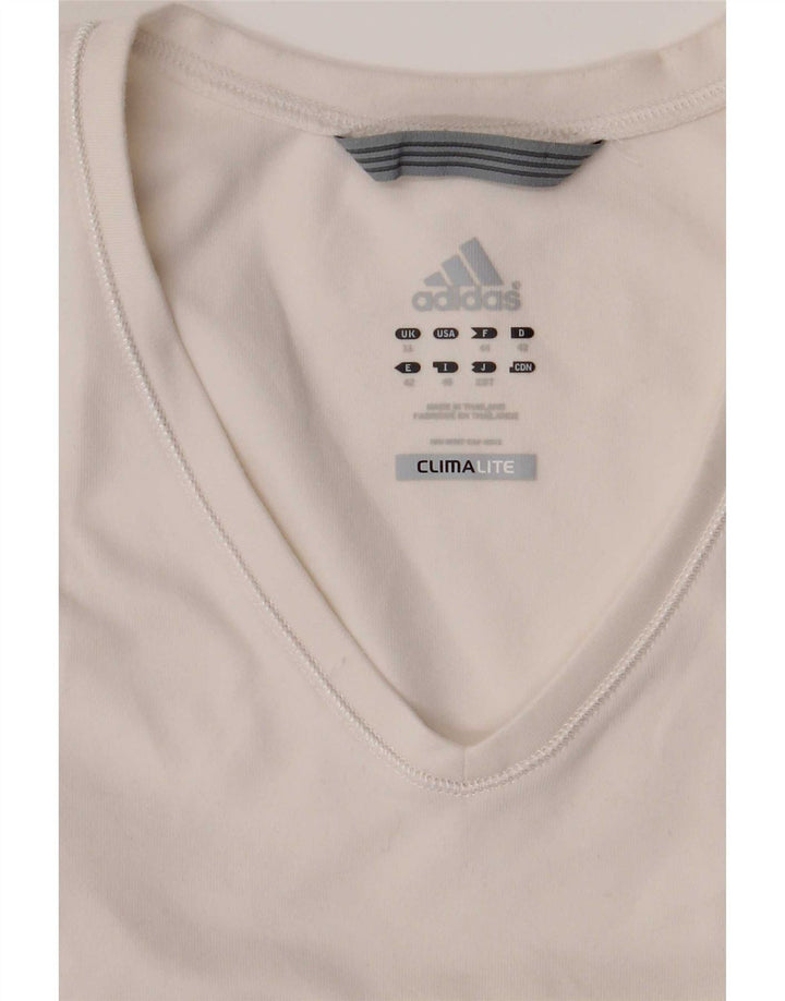 Adidas ženski prsluk Climalite Top UK 12 srednje bijele boje