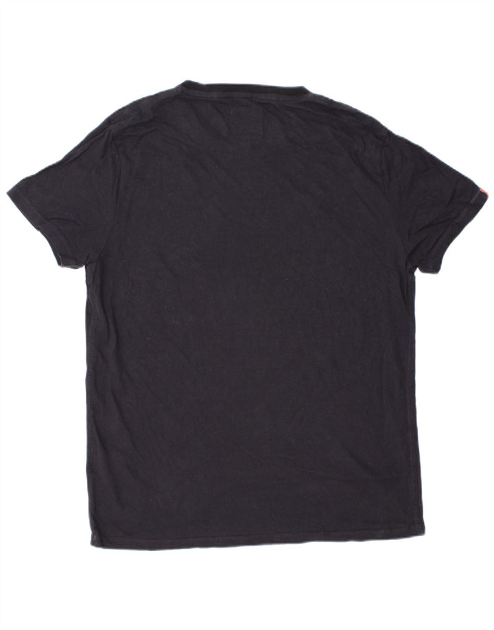 SUPERDRY muška majica kratkih rukava 2XL tamnoplavi pamuk