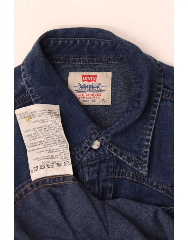 Levi's muška traper košulja Mala plava pamučna