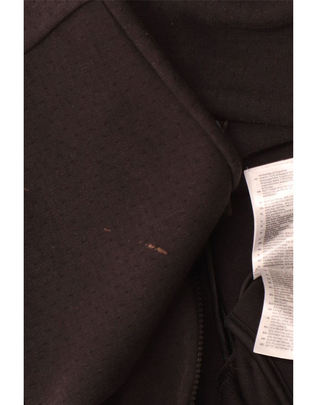 ADIDAS Ženska pulover s kapuljačom Primegreen Graphic Zip UK 12/14 srednje crna