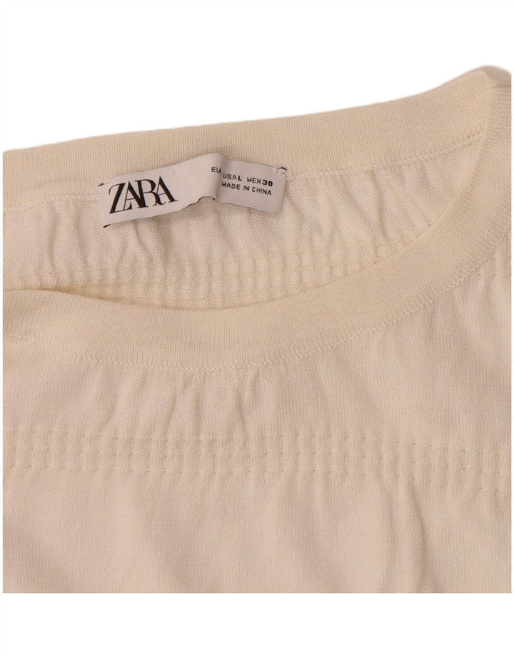 Zara ženska majica kratkih rukava UK 16 Large White