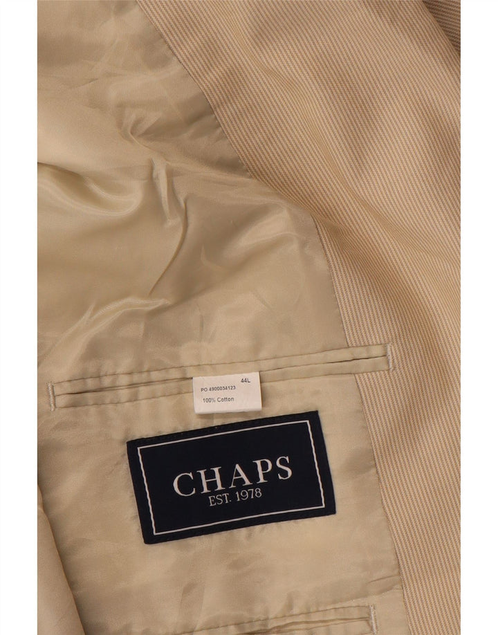 Chaps Muška jakna s 2 gumba UK 44 2XL Pamuk s bež prugama