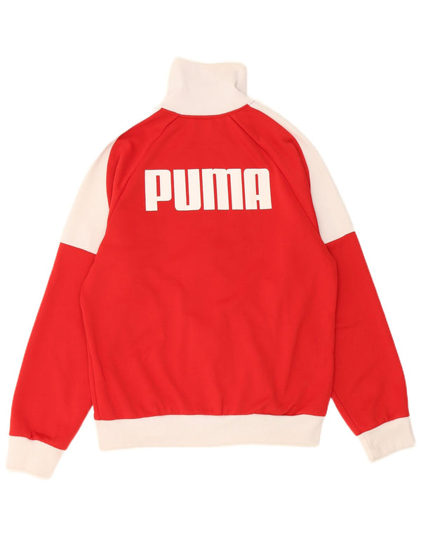 Gornja jakna trenirke Puma Girls Graphic 15-16 Years Red Colourblock