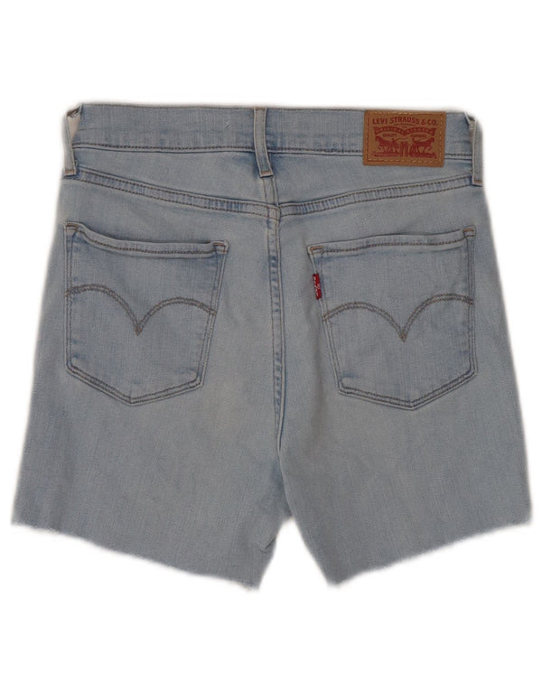 Levi's ženske kratke traper hlače visokog struka 724 W26, mali plavi pamuk