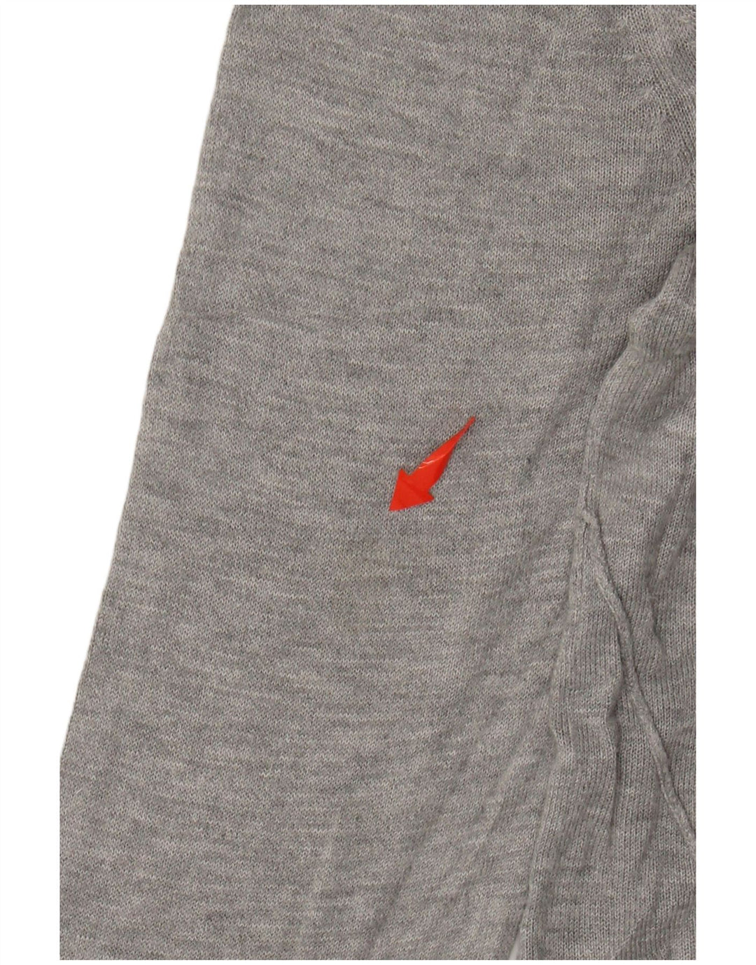 ZARA ženski džemper s morskim izrezom UK 14 Srednje siva prošarana viskoza