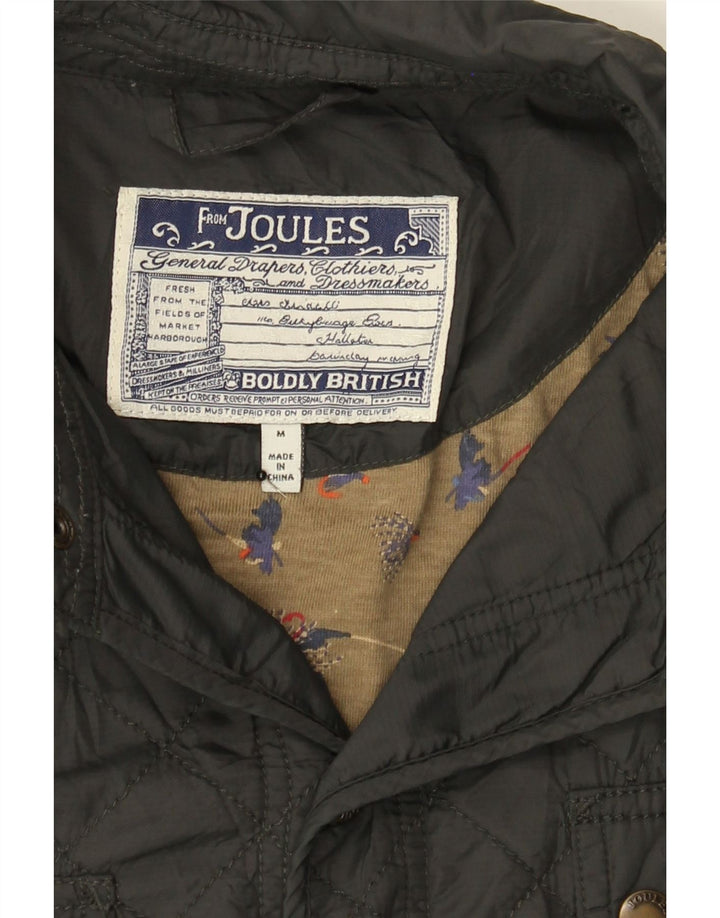 JOULES Mens Quilted Jacket UK 38 Medium Green Polyamide Vintage Joules and Second-Hand Joules from Messina Hembry 