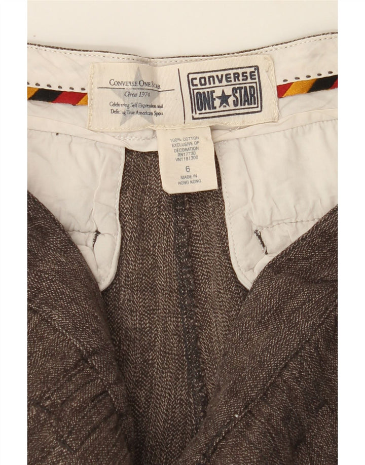 CONVERSE Womens Chino Shorts US 6 Medium W32 Brown Cotton Vintage Converse and Second-Hand Converse from Messina Hembry 