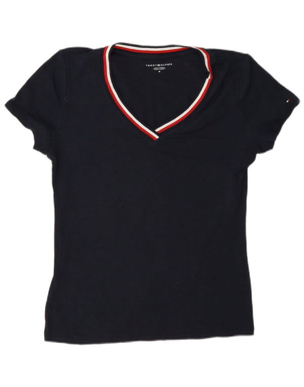 Tommy Hilfiger ženska majica kratkih rukava UK 14 srednje tamnoplavi pamuk