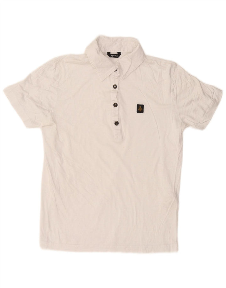REFRIGIWEAR Ženska polo majica UK 14 Veliki bijeli pamuk