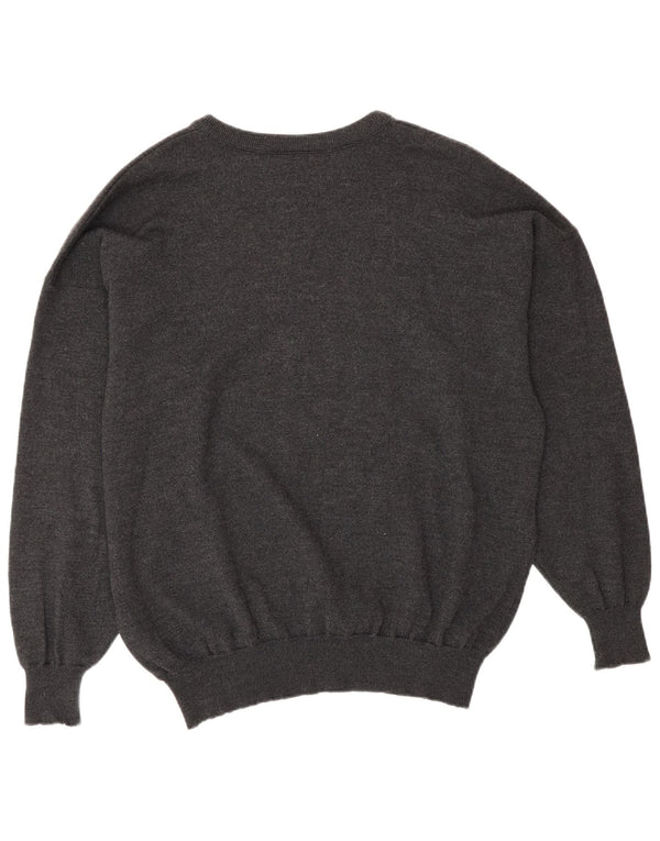 Lacoste muški džemper s okruglim izrezom veličina 8 3XL siva vunena