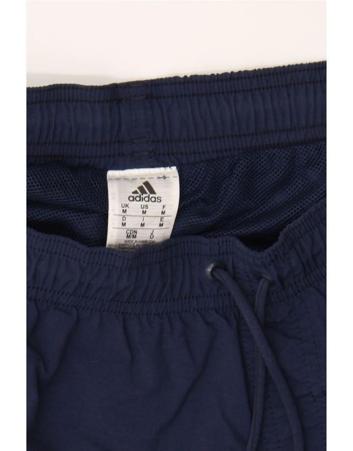 ADIDAS Mens Sport Shorts Medium  Navy Blue Polyamide Vintage Adidas and Second-Hand Adidas from Messina Hembry 