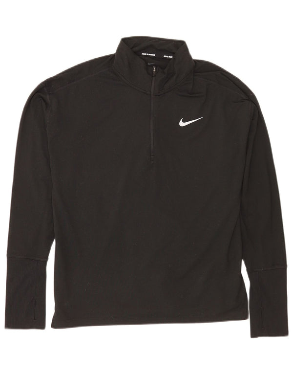Nike Ženska široka majica s dugim rukavima UK 10 male crne sportske