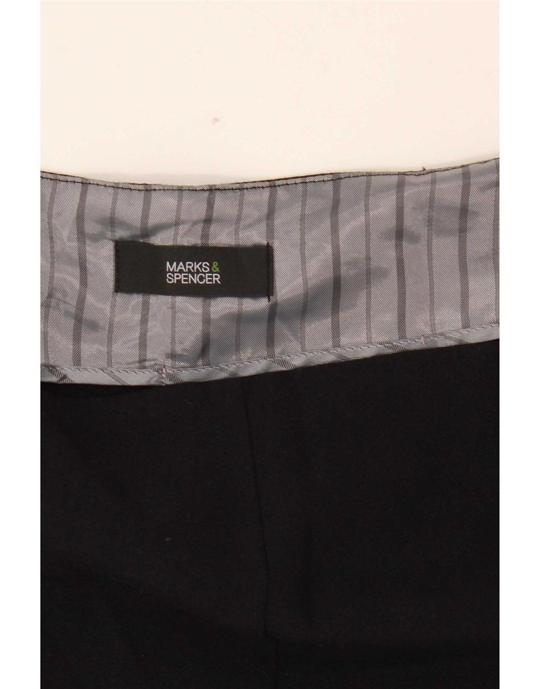 Marks & Spencer ženske ravne ležerne hlače W40 L27 crne