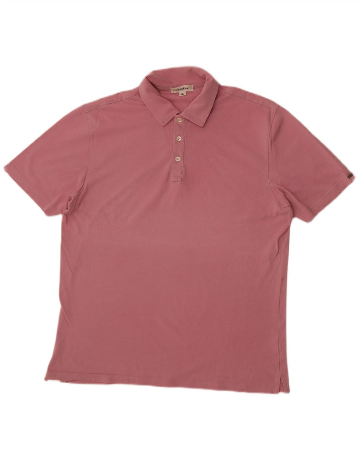 Calvin Klein muška polo majica Srednje ružičasti pamuk