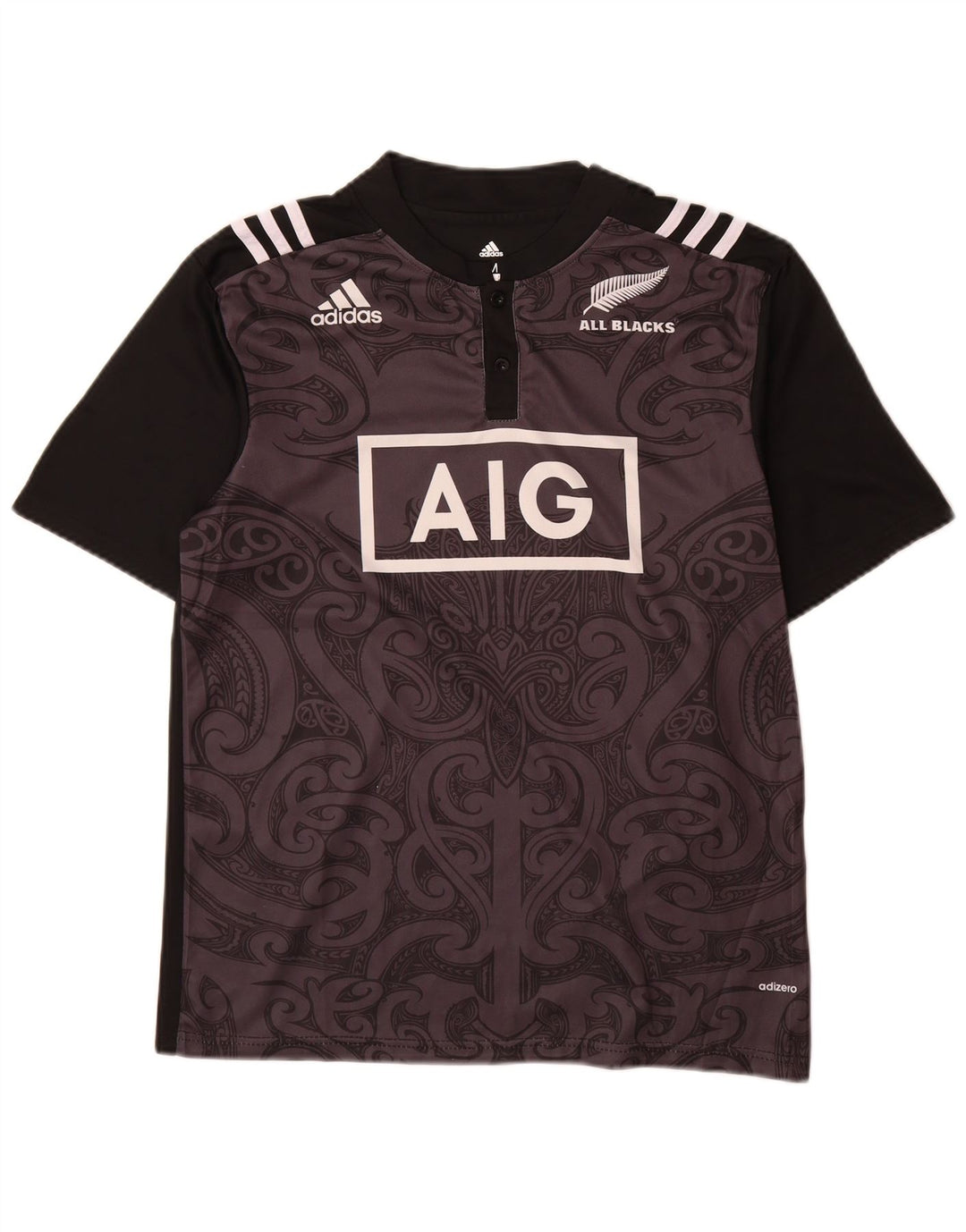 Adidas muška majica kratkih rukava s grafičkim motivima, srednji crni paisley poliester