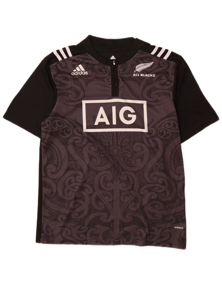 Adidas muška majica kratkih rukava s grafičkim motivima, srednji crni paisley poliester