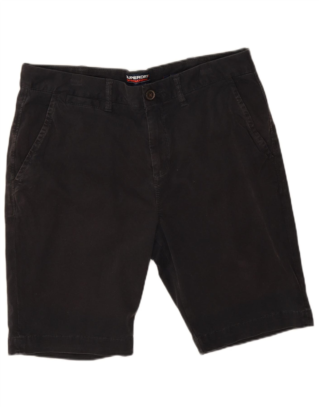 Superdry muške chino kratke hlače W34 veliki crni pamuk