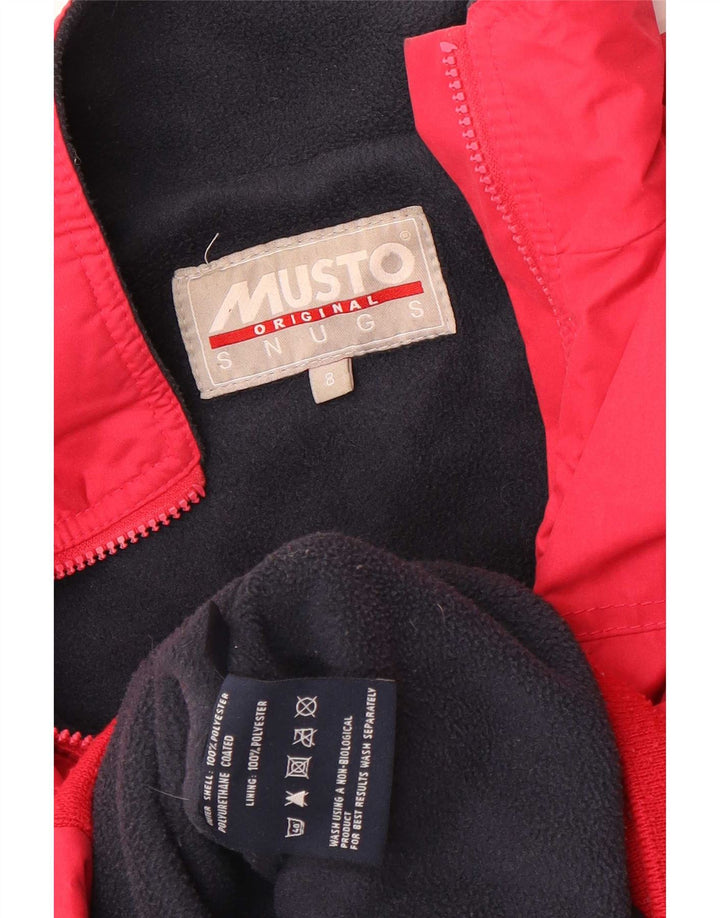 Musto ženska bomber jakna UK 8 mali ružičasti poliester