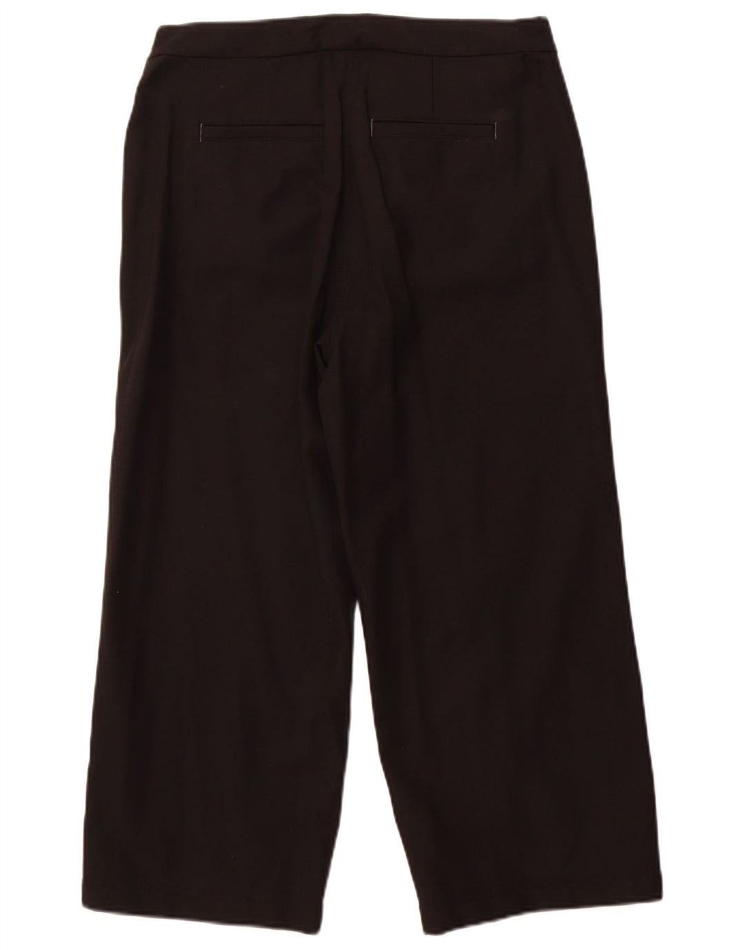 Bijele ženske skraćene hlače UK 12 srednje W32 L24 crni pamuk