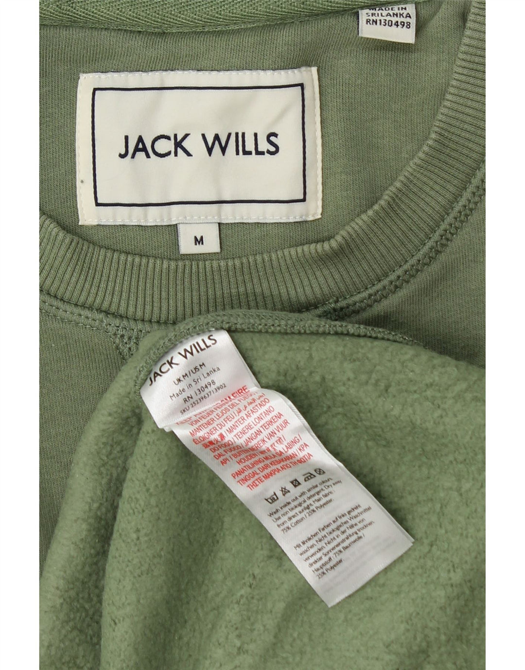 Jack Wills muški džemper srednje zelene boje