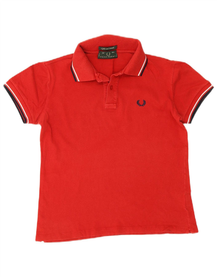 Fred Perry muška polo majica, pamuk na male crvene pruge