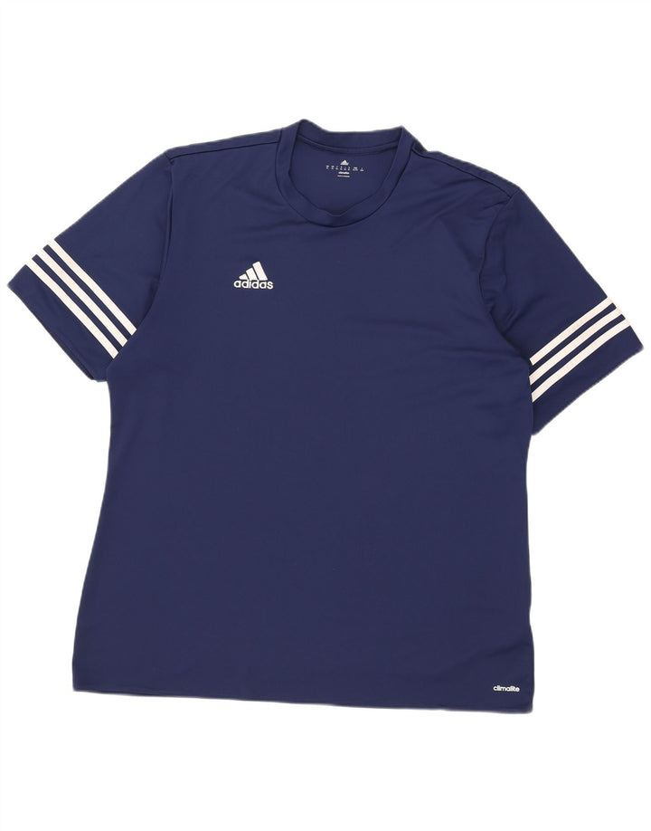 Adidas muška majica Climalite Top XL tamnoplavi poliester