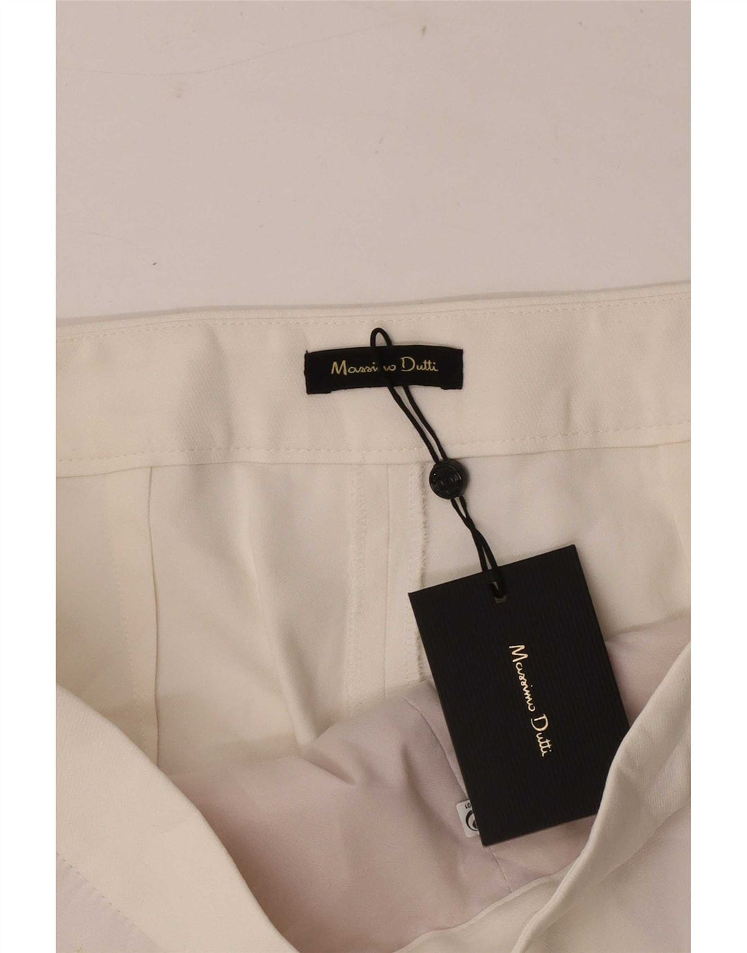 Massimo Dutti Ženske kapri hlače EU 42 Large W32 L23 Bijela viskoza