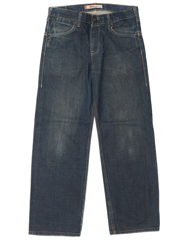 Levi's muške 503 široke traperice W34 L29 plave