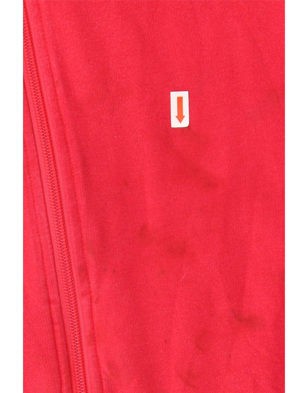 ADIDAS ženska gornja jakna za trenirku UK 12 Srednje crvena pamuk