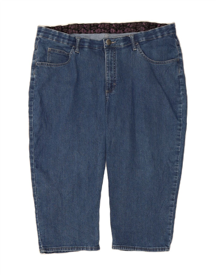 LEE Womens Riders Capri Jeans W40 L19 Blue Vintage Lee and Second-Hand Lee from Messina Hembry 