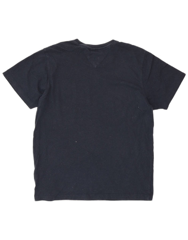 TOMMY HILFIGER Ženska majica kratkih rukava s grafičkim motivima UK 14 srednje tamnoplavi pamuk