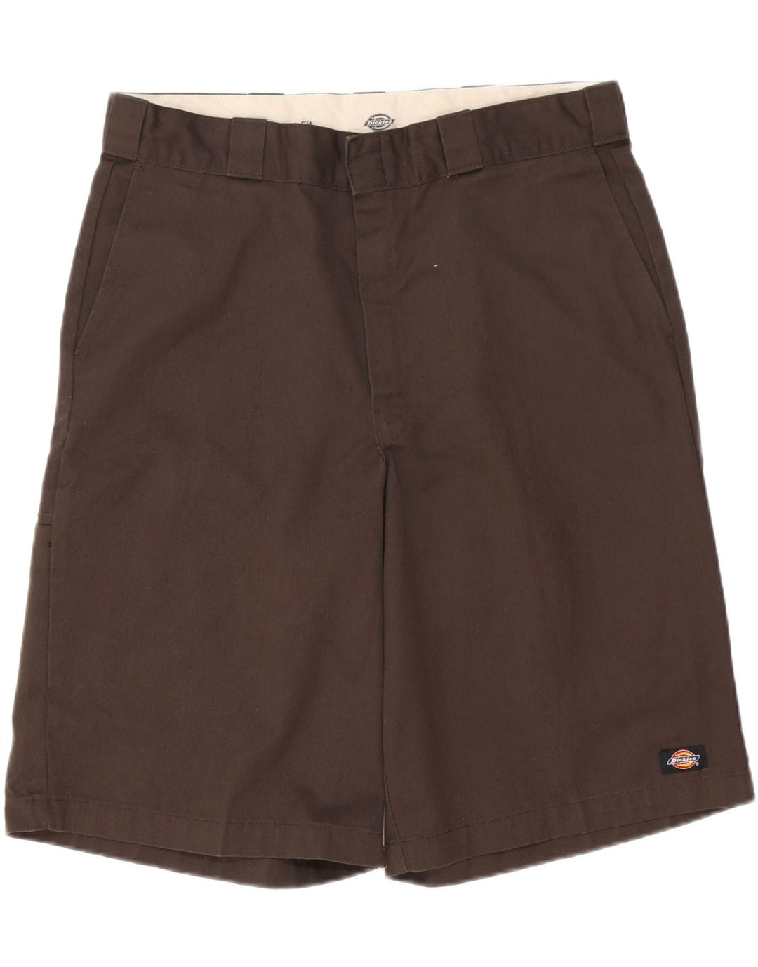 DICKIES Muške široke chino kratke hlače W36 veliki smeđi poliester