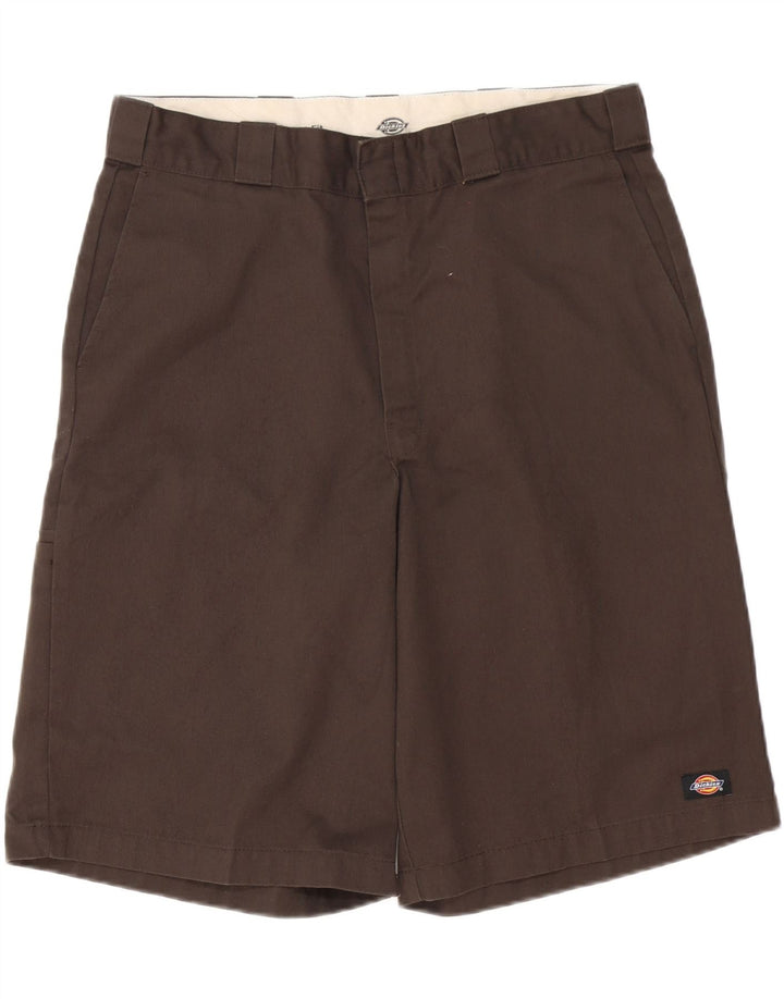DICKIES Muške široke chino kratke hlače W36 veliki smeđi poliester