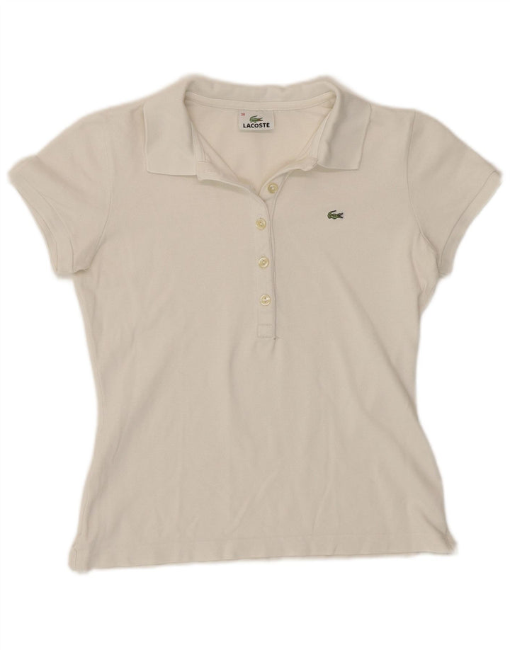 Lacoste ženska polo majica veličine 38, srednje bijela