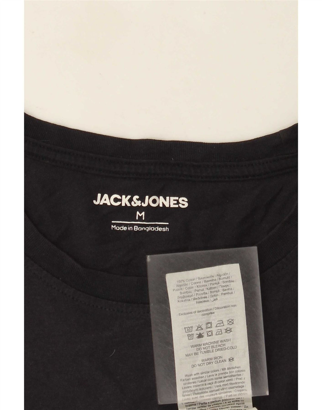 Jack & Jones muška majica kratkih rukava srednje veličine tamnoplavi pamuk