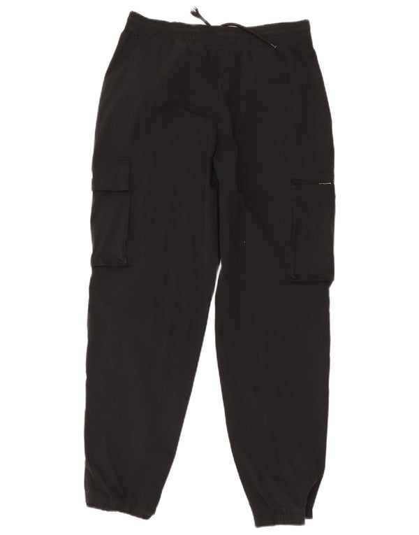 Ellesse Ženske Cargo Trenirke Hlače Joggers UK 8 Male crne najlonske hlače