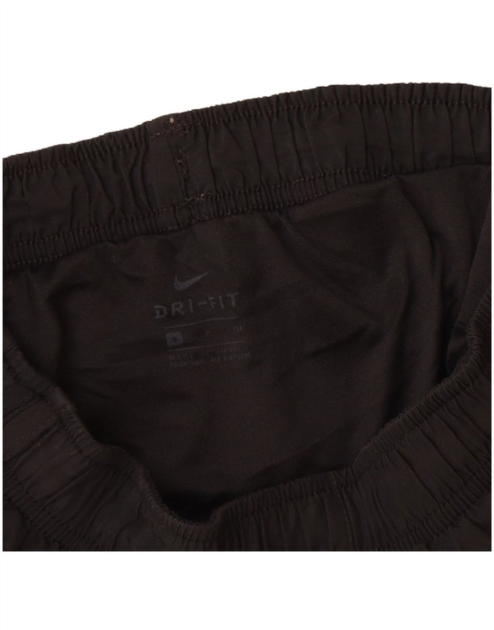 Nike Ženske Dri Fit Sportske Kratke Hlače UK 8 Mali crni poliester