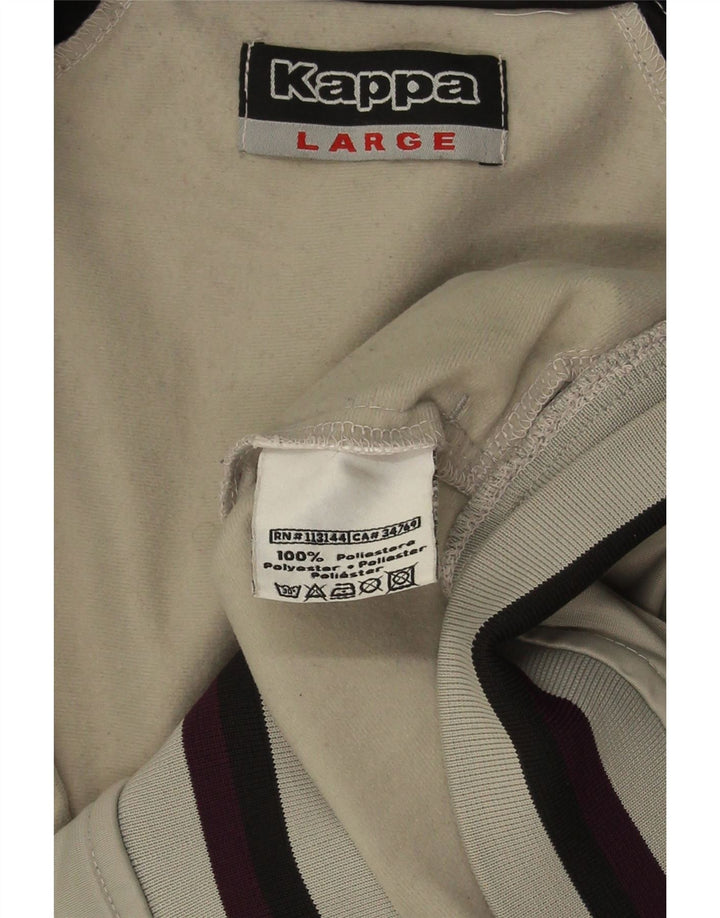 KAPPA muška gornja jakna trenirke, veliki sivi poliester u boji